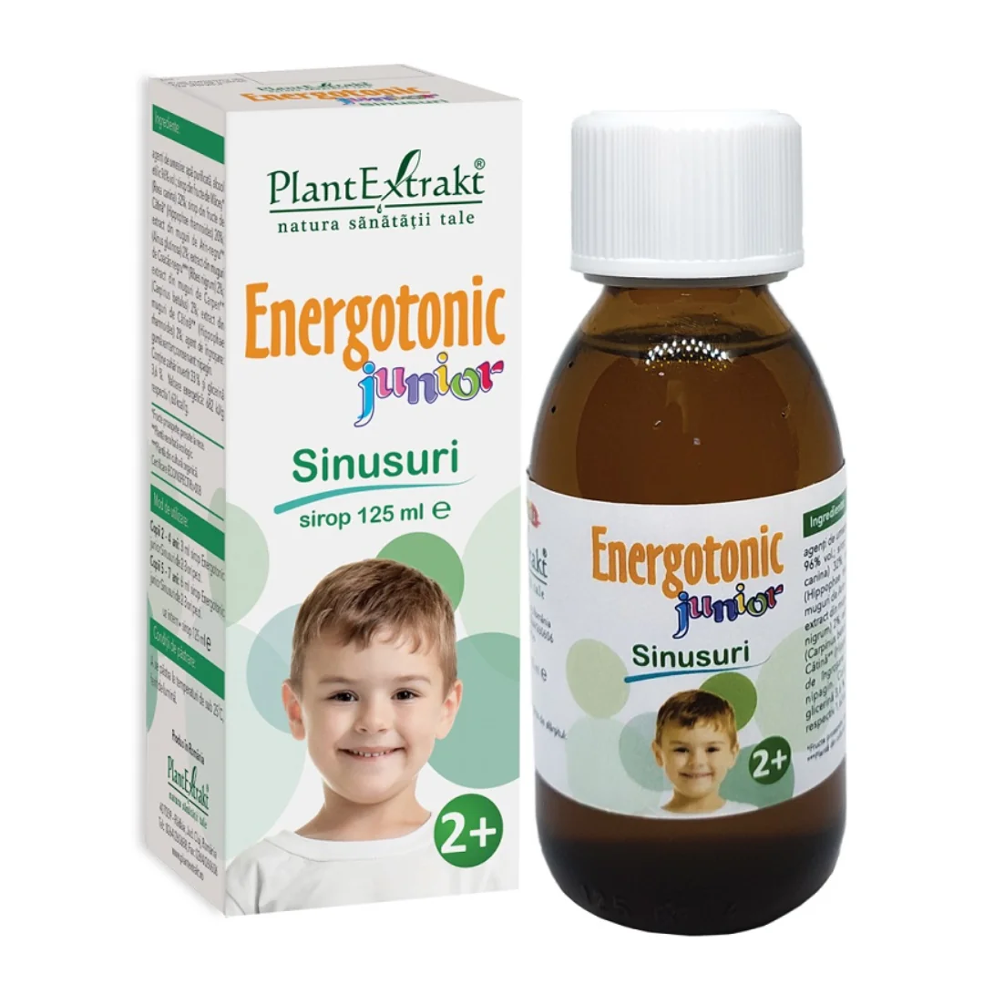 Sirop Energotonic Junior Sinusuri, 125 Ml, Plant Extrakt
