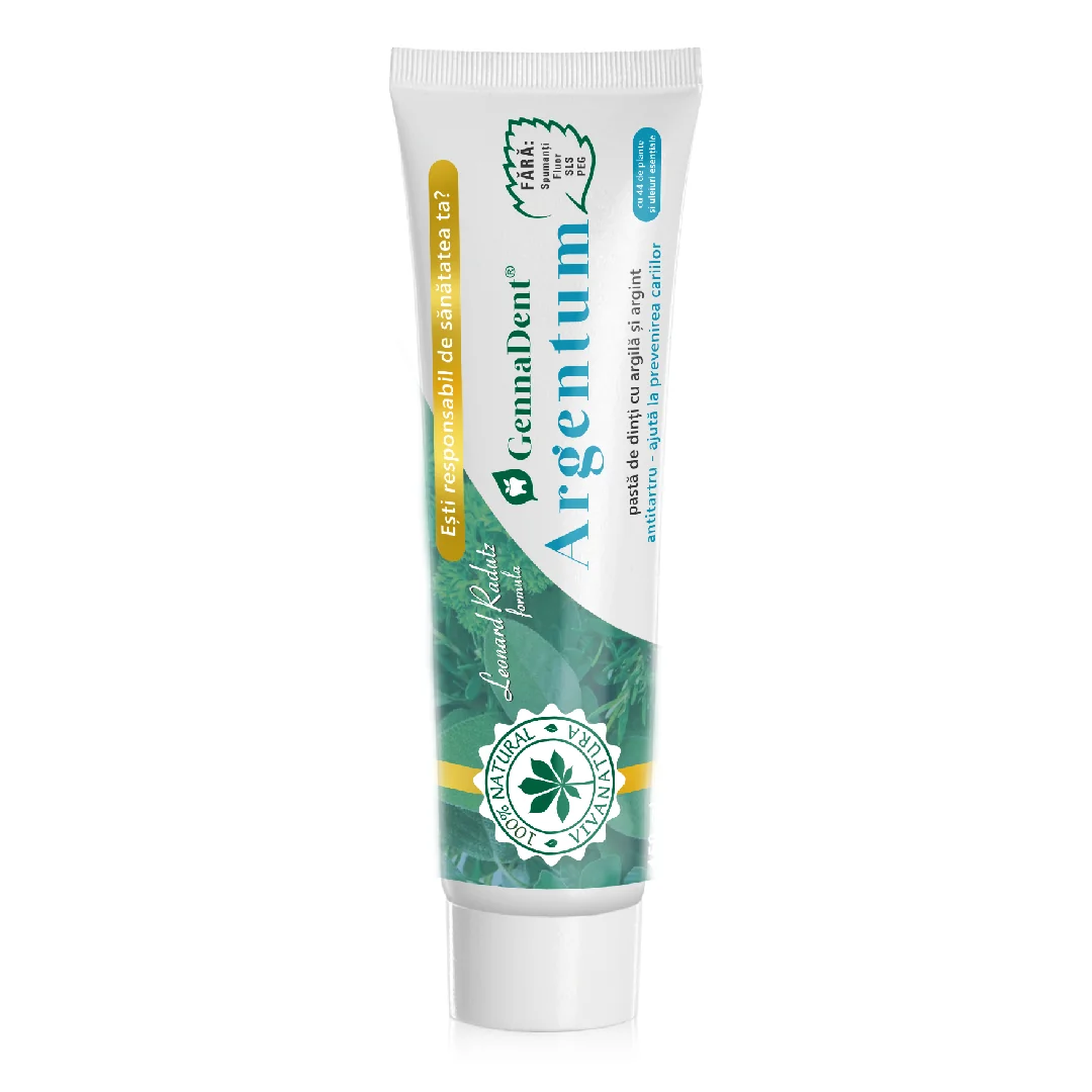 Pasta De Dinti Gennadent Argentum, 150 Ml, Vivanatura