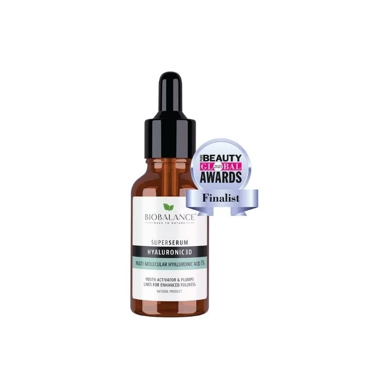 Super Serum Hyaluronic 3D Acid Hialuronic Multi-Molecular 1%, 30 Ml, Bio Balance