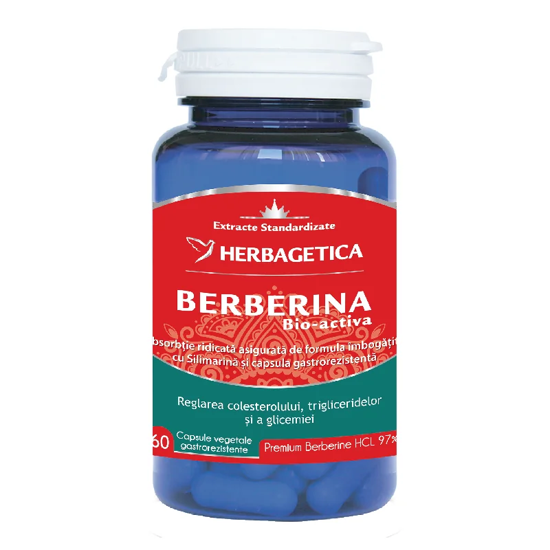 Berberina Bio-Activa, 60 Capsule, Herbagetica