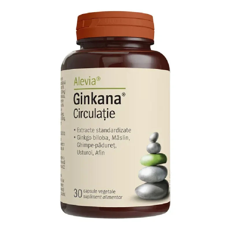 Ginkana Circulatie, 30 Capsule, Alevia