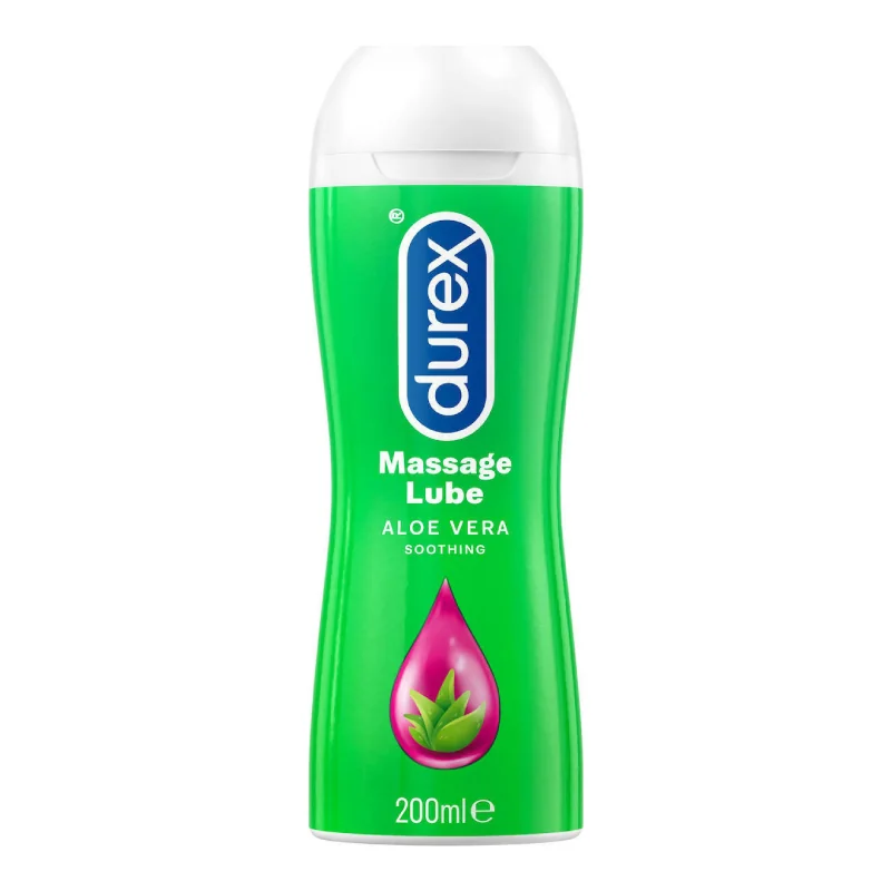 Gel Lubrifiant Pentru Masaj 2-În-1 Cu Aloe Vera, 200 Ml, Durex