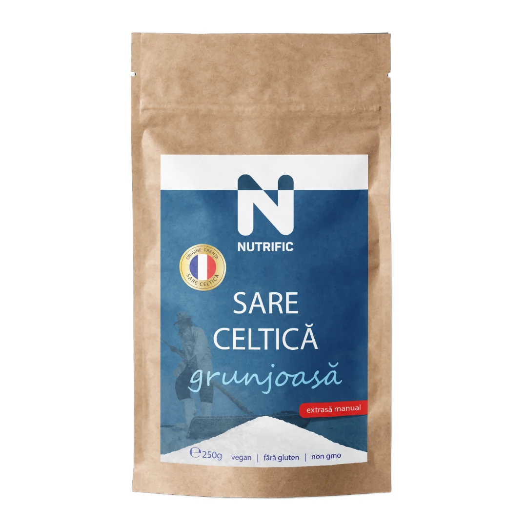 Sare Celtica Grunjoasa Extrasa Manual, 250G, Nutrific