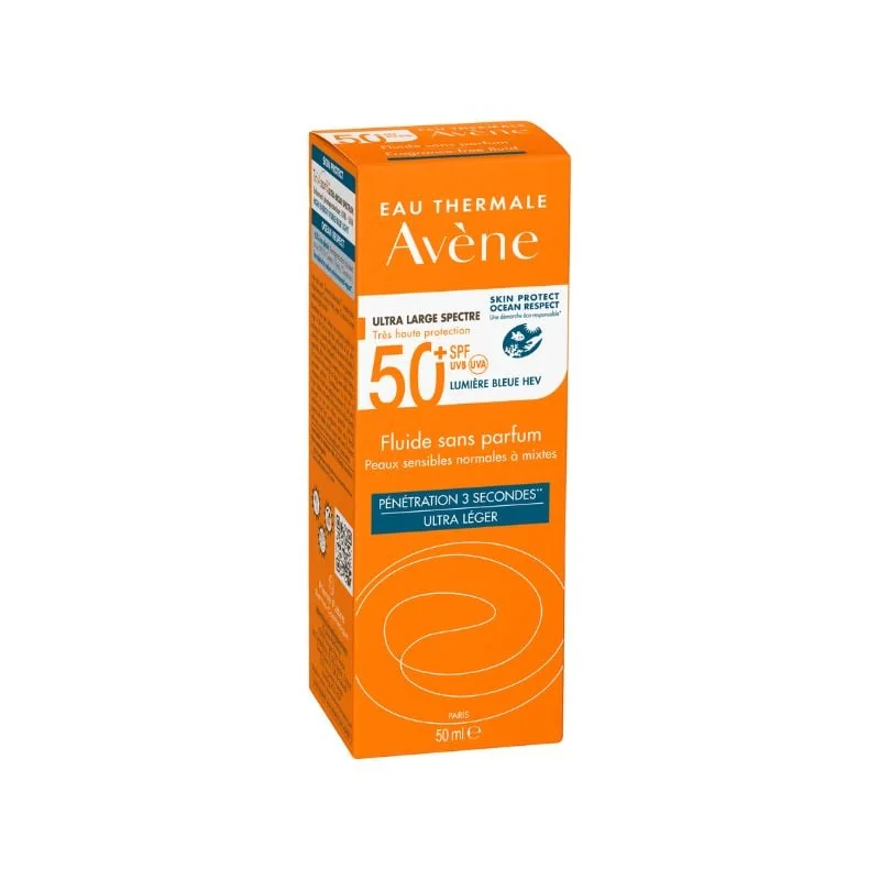 Fluid Spf 50+ Triasorb Fara Parfum, 50 Ml, Avene