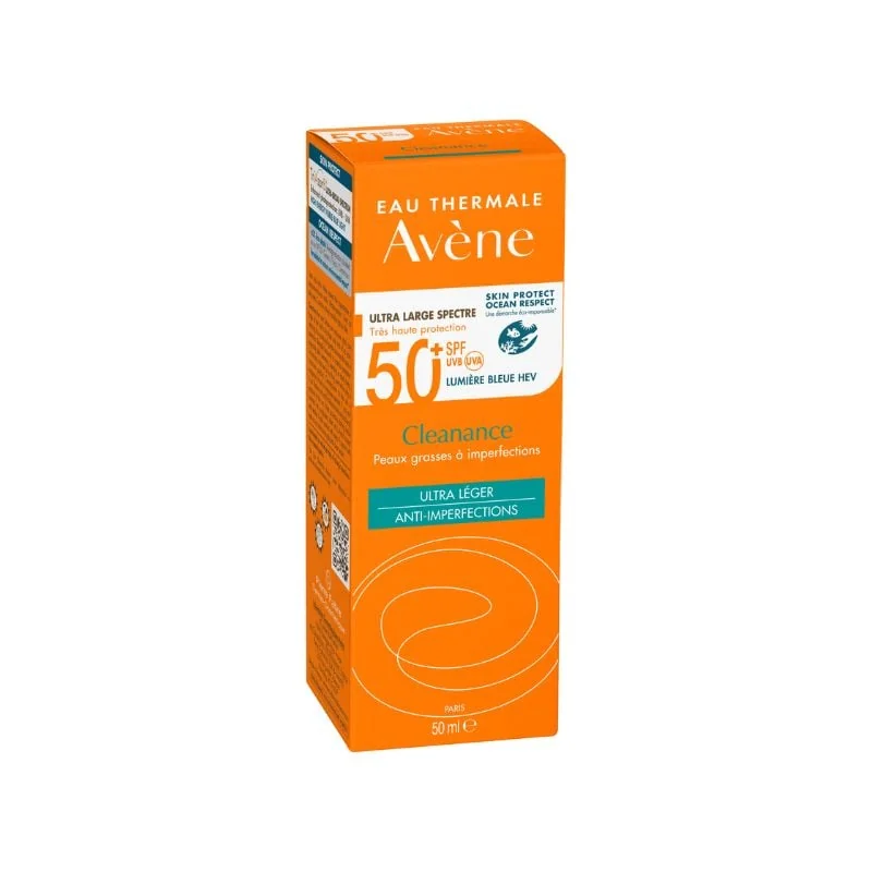 Lotiune Cu Protectie Solara Spf 50+ Cleanance Triasorb, 50Ml, Avene