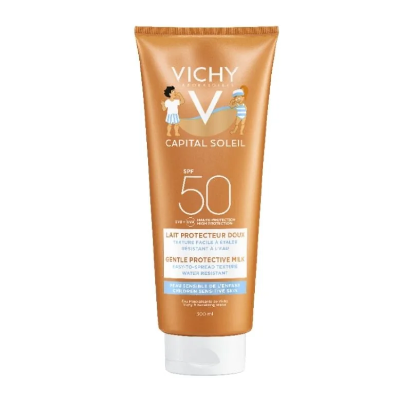 Lapte Cu Protecție Solară SPF 50+ Pentru Copii Capital Soleil, 300ml, Vichy