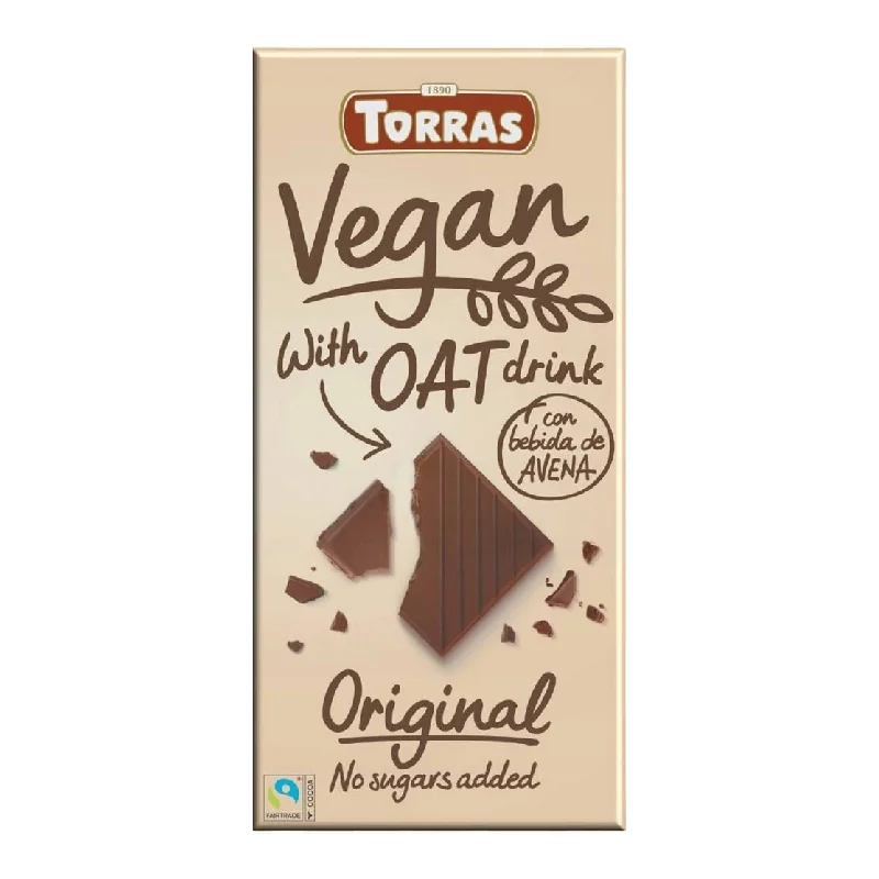 Ciocolata Vegana Cu Bautura De Oviaz, 100g, Torras
