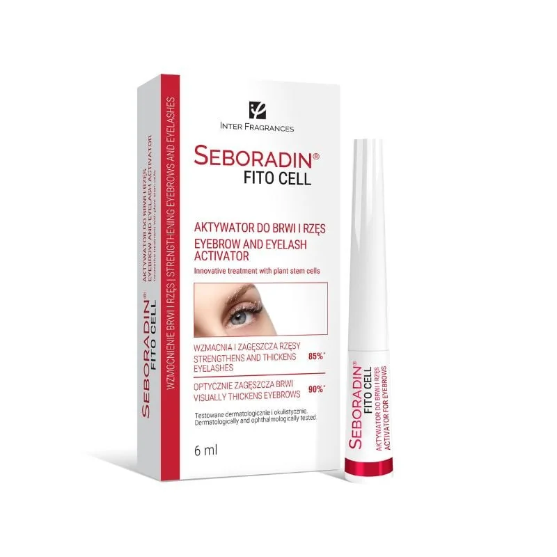 Seboradin Fitocell Tratam. Stimularea Creșterii Genelor Și Sprâncenelor, 6 Ml