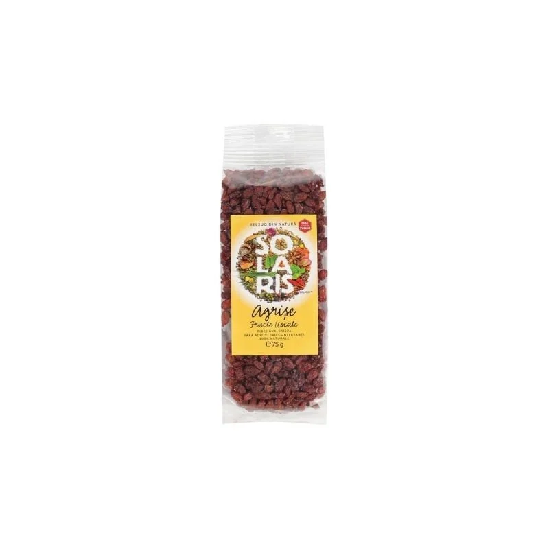 Solaris Fructe Uscate Agrișe, 75g