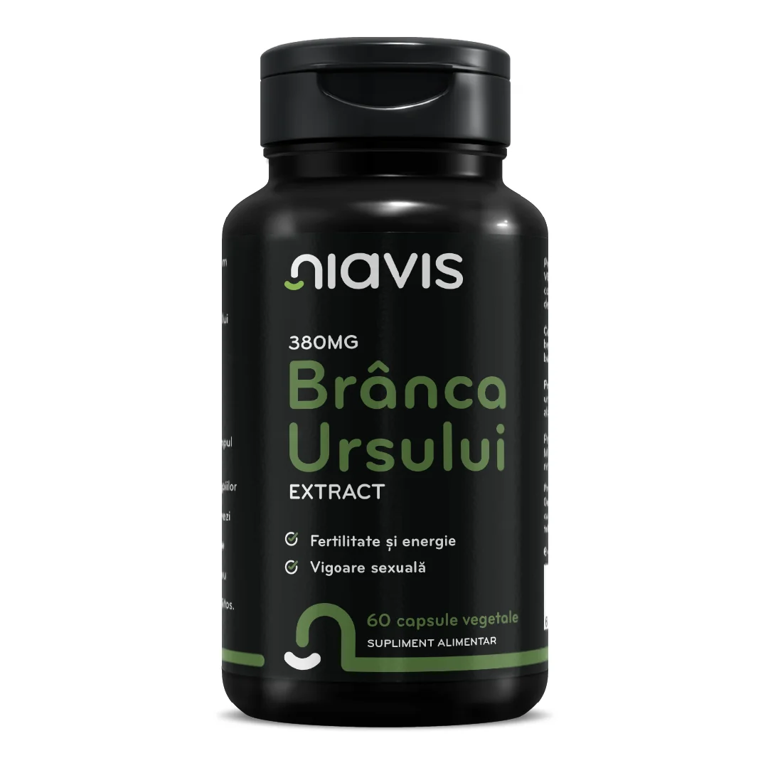 Brâncă Ursului Extract 380 Mg, 60 Capsule, Niavis