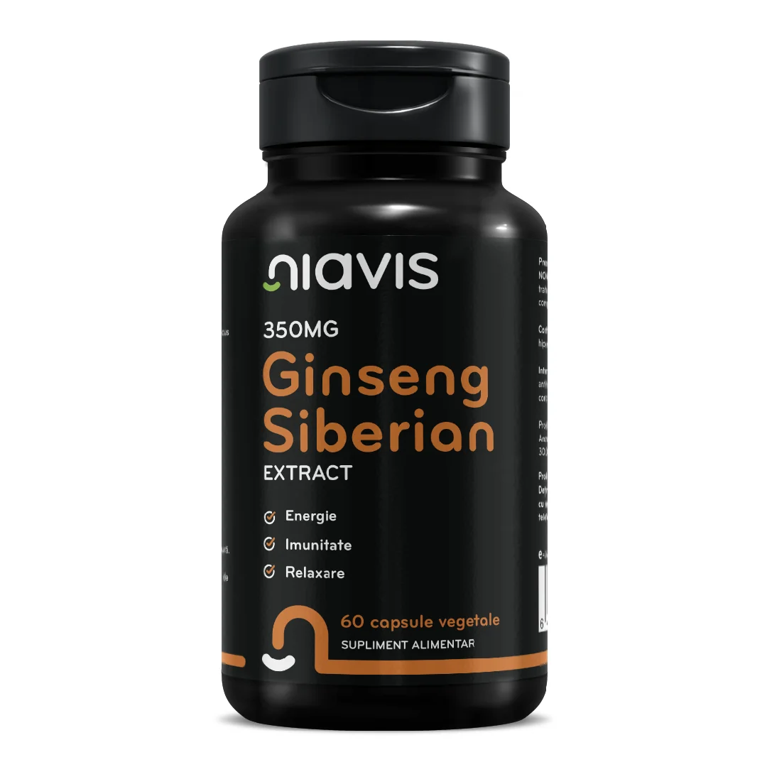 Ginseng Siberian, 60 Capsule, Niavis