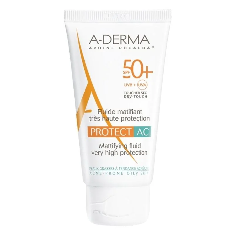 Fluid Matifiant Pentru Protecție Solară Cu SPF 50+, 40 ML, A-Derma