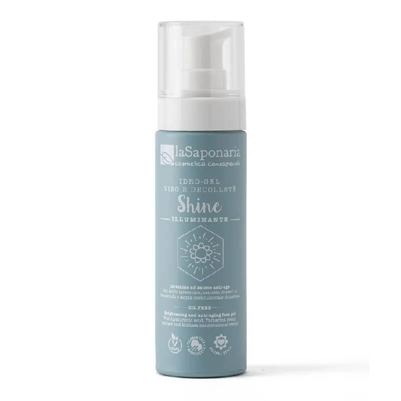 Gel Ultra Lejer Iluminator Și Hidratant Pentru Față Și Decolteu, 50ml, La Saponaria