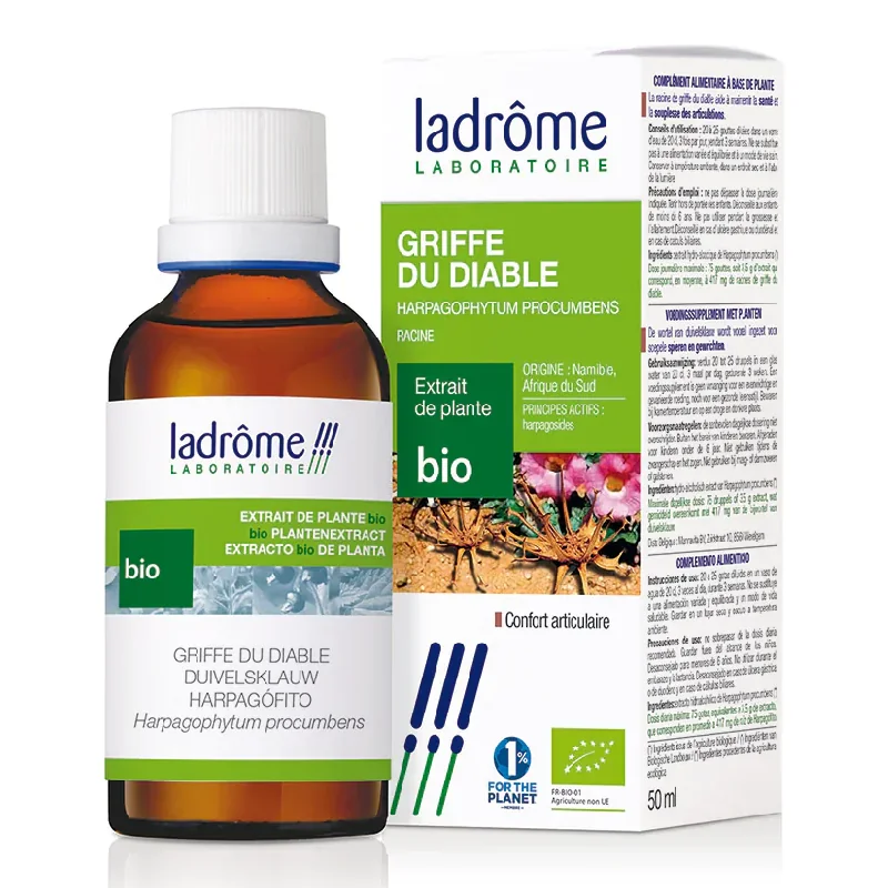 Tinctura Bio De Gheara Diavolului, 50ml, Ladrome Laboratoire