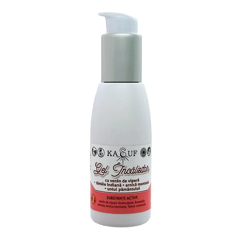 Gel Incalzitor Cu Venin De Vipera, 100 Ml, Kasuf
