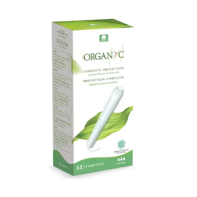 Tampoane Din Bumbac Organic Super, 16 Bucati, Organyc