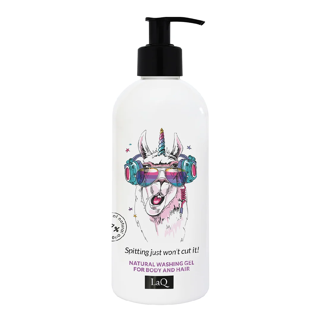 Gel De Dus Si Sampon Llama, 300Ml, Laq