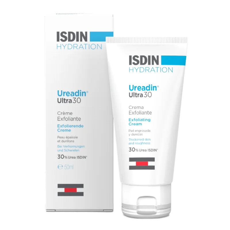 Crema Exfolianta Ureadin Ultra30, 50 Ml, Isdin