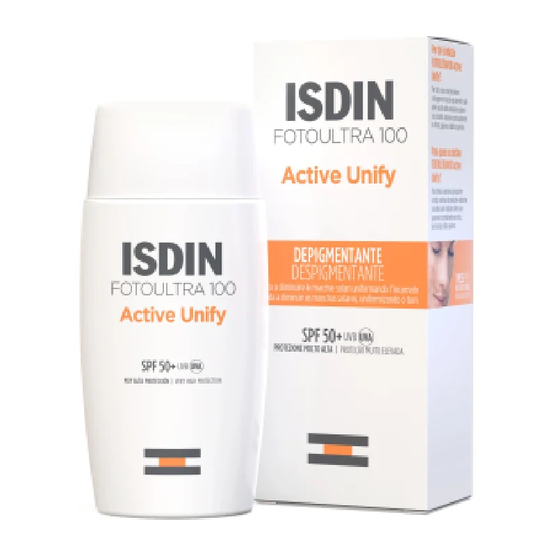 Fotoultra Active Unify 100+ Fusion Fluid SPF 50+ Pentru Față, 50 ml, Isdin