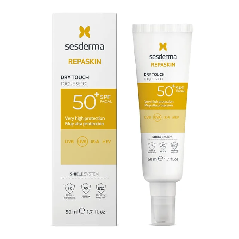 Crema Pentru Fata Cu Protectie Solara SPF 50 Dry Touch Repaskin, 50 Ml, Sesderma