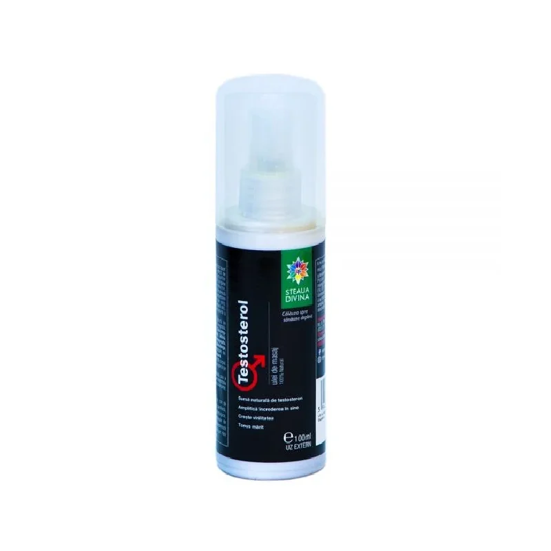Ulei De Masaj Testosterol, 100 Ml, Steaua Divina