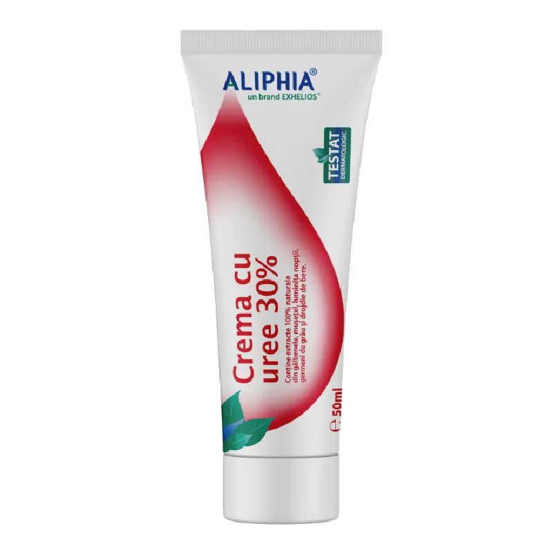 Crema Cu Uree 30% Cu Miros De Tei, 50 Ml, Aliphia
