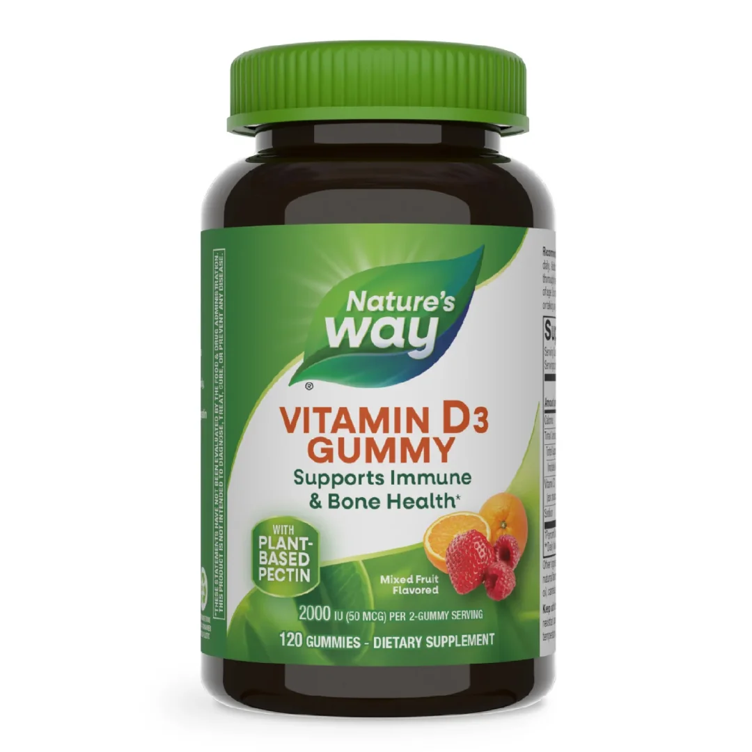 Jeleuri Cu Vitamina D3 Nature'S Way, 120 Jeleuri, Secom
