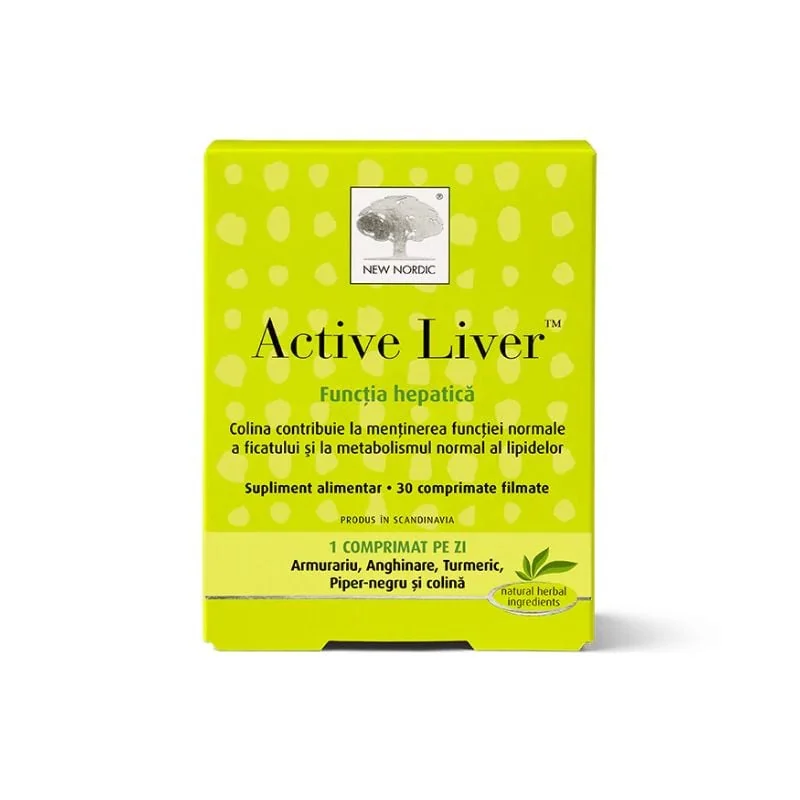 Active Liver, 30 Comprimat, New Nordic