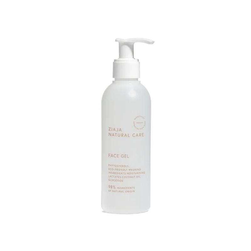 Gel De Curatare Pentru Fata Natural Care, 190ml, ZIAJA