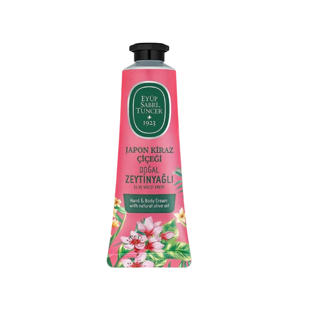 Crema De Mâini Și Corp Cu Ulei Măsline Japanese Cherry Blossom 50 Ml, Eyup