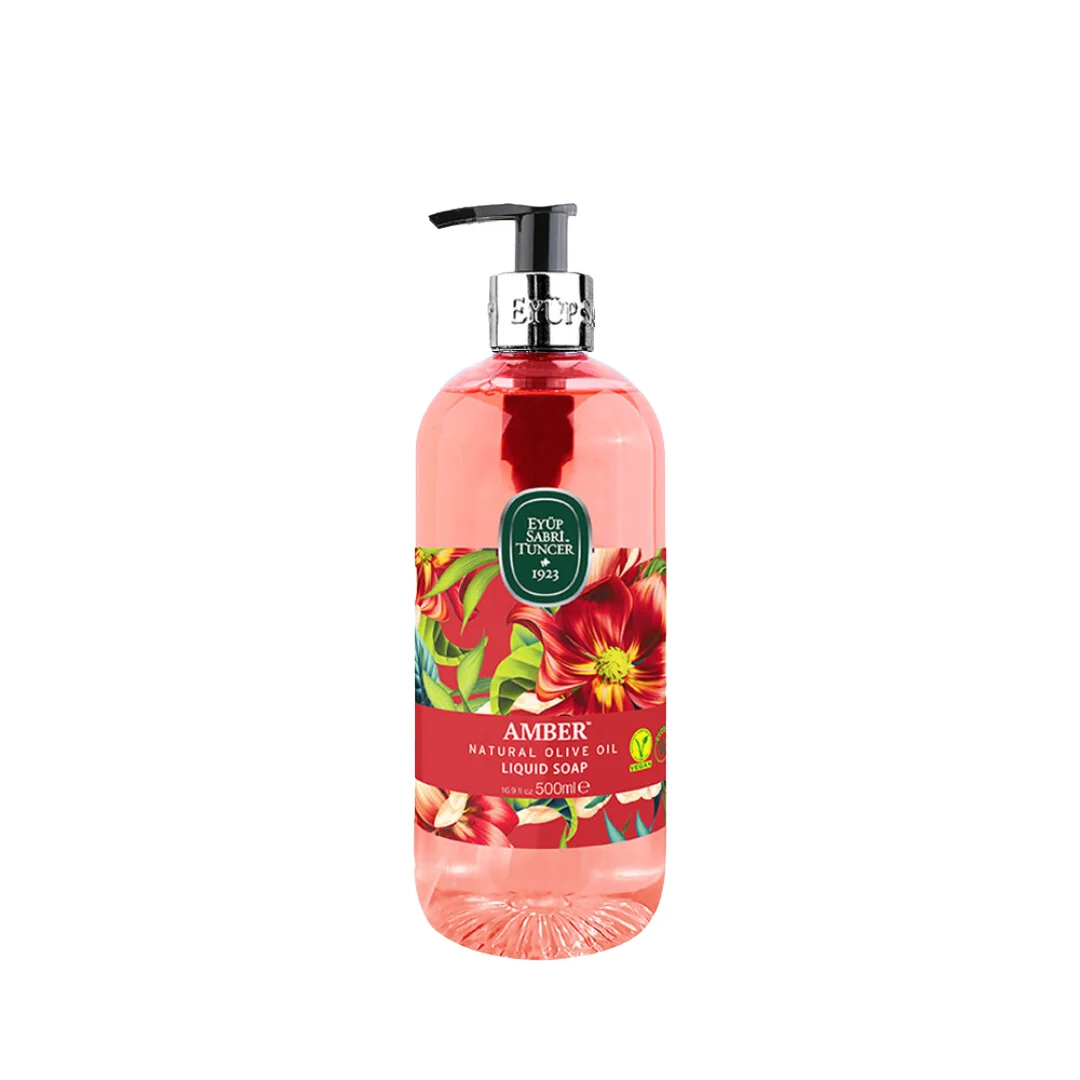 Sapun Lichid Cu Ulei Natural De Masline Amber 500 Ml, Eyup