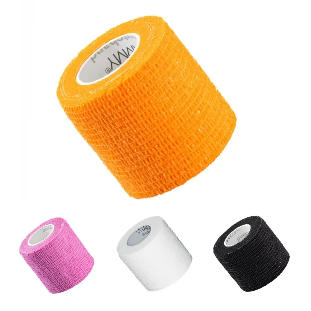 Bandaj Elastic Autoadeziv Vitammy Autoband, 5*450 Cm - Alb