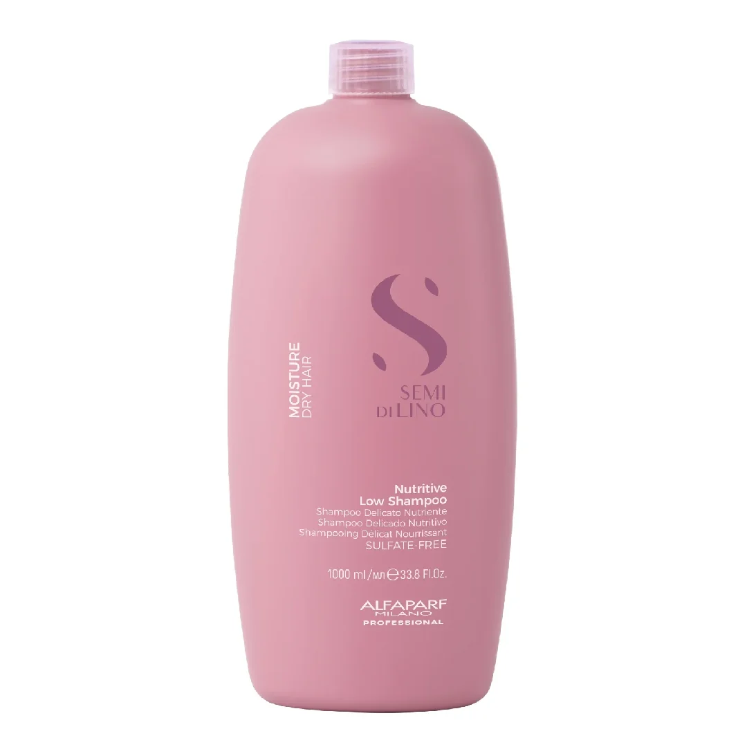 Sampon Pentru Hidratare Fără Sulfați Semi Di Lino Moisture Nutritive, 1000 Ml, Alfaparf