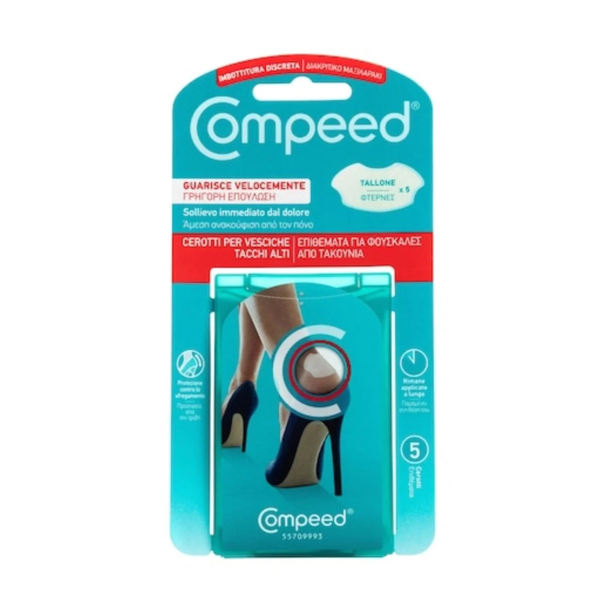Compeed Plasturi Pentru Basicile Provocate De Pantofii Cu Toc X 5 BUC
