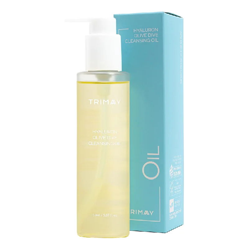 Ulei Hidrofil Pentru Curatarea Fetei Hyaluron Olive Dive, 150 Ml, Trimay