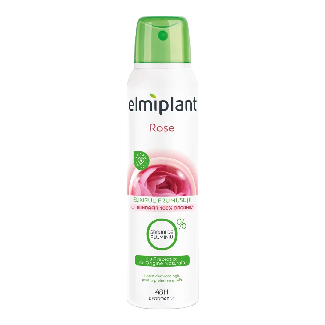 Deodorant Antiperspirant Spray Rose, 150 Ml, Elmiplant
