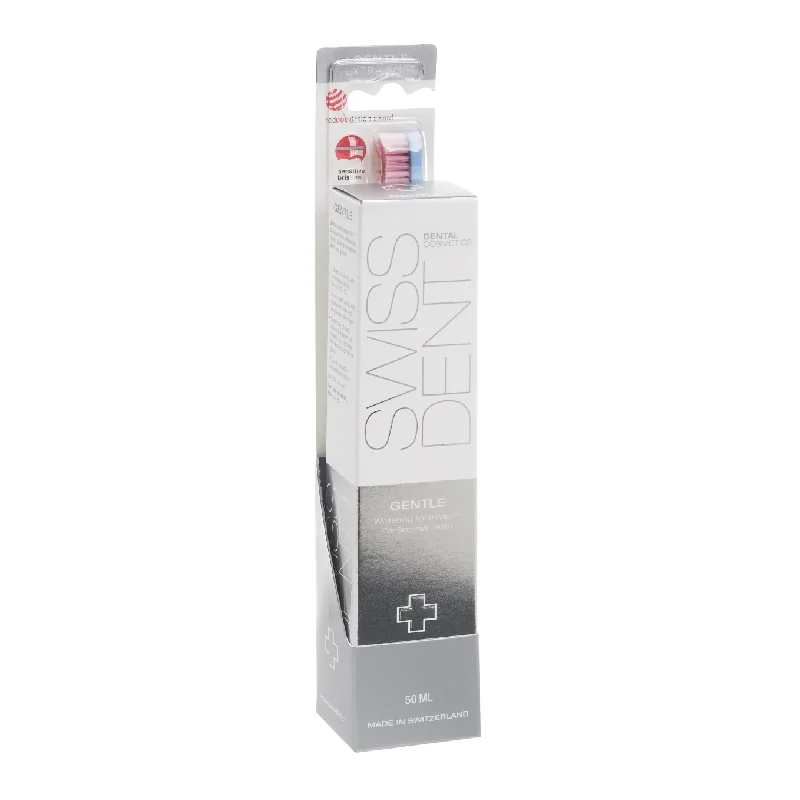 Set Gentle Pasta De Dinti Gentle 50 Ml + Periuta Extra, Swissdent