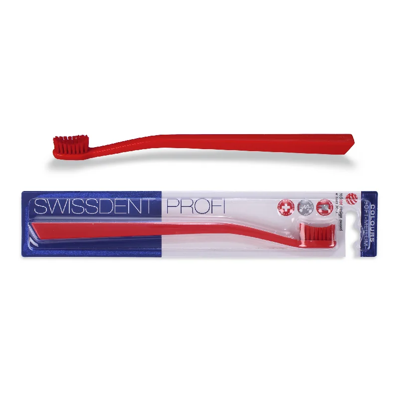 Periuta De Dinti Colours Classic, Rosie, 1 BUCATA, Swissdent