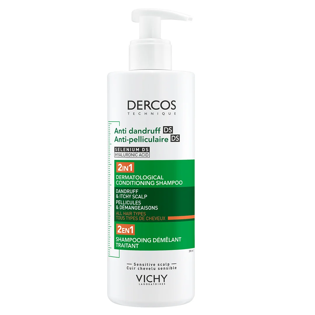 Sampon Și Balsam 2in1 Anti-Mătreață Dercos, 390ml, Vichy