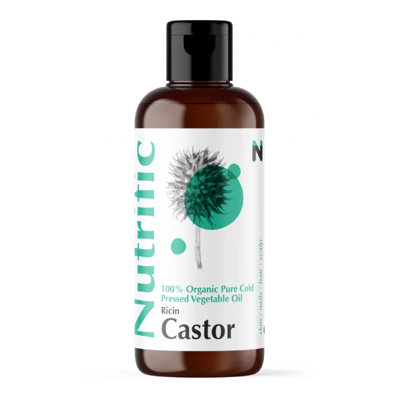 Ulei De Ricin Organic Presat La Rece, 50 Ml, Nutrific