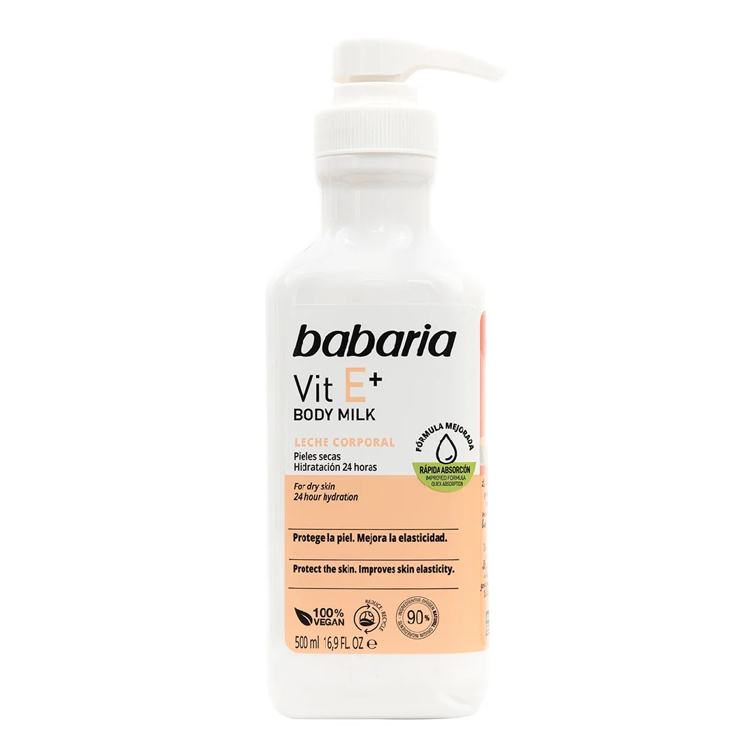 Lapte De Corp Cu Vitamina E, 500 Ml, Babaria