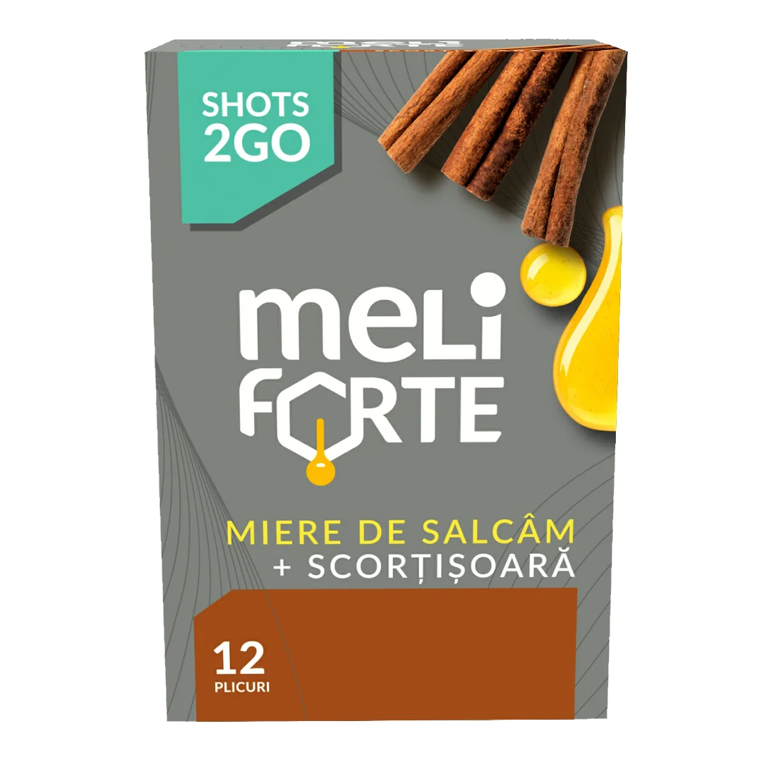Miere De Salcâm Cu Scorțișoară, 12 Plicuri, Meliforte