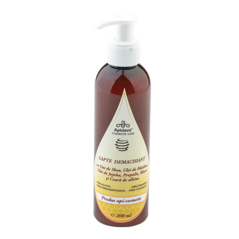 Lapte Demachiant, 200 Ml, Apidava