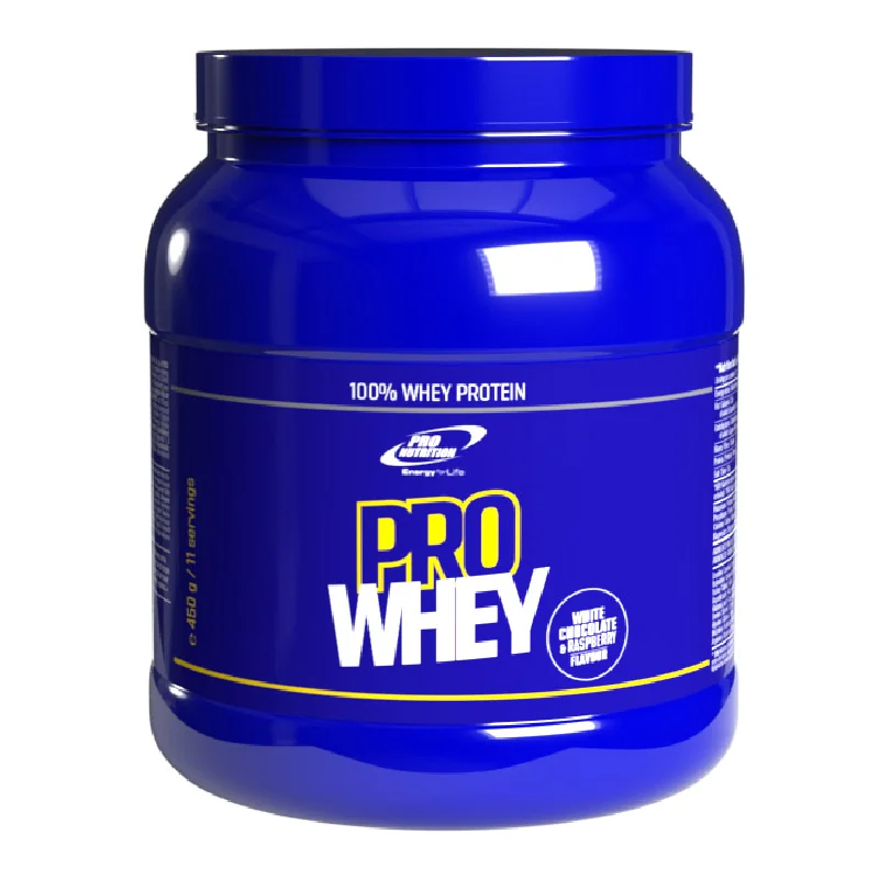 Concentrat Proteic, Pro Whey, Ciocolata Alba Cu Zmeura, 450G, Pro Nutrition
