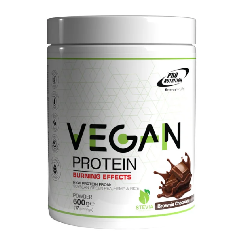 Mix Proteic Vegan Pentru Slăbit Protein Burning Effects, 600g, Pro Nutrition