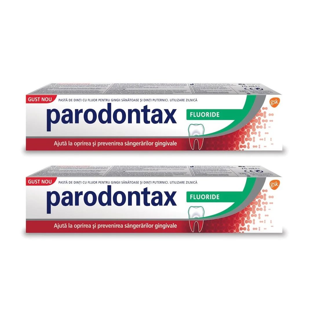 Pasta De Dinti Fluoride, 2*75ml Duopack, Parodontax