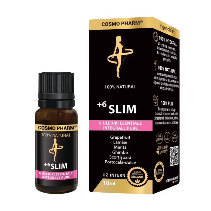 Uleiuri Esențiale +6 Slim, 10 Ml, Cosmo Pharma