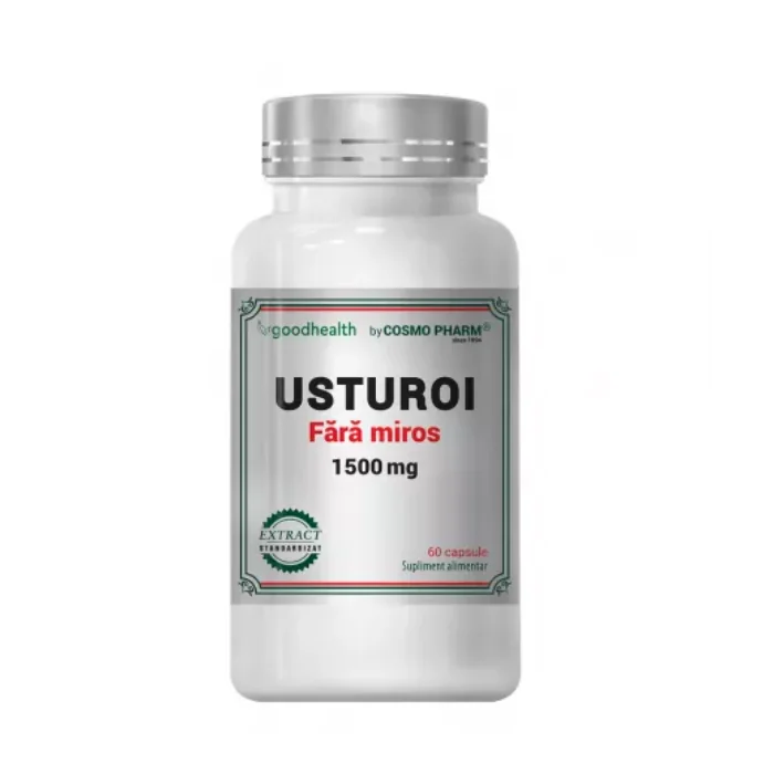 Usturoi Fără Miros, 1500 Mg, 60 Comprimate, Cosmo Pharm