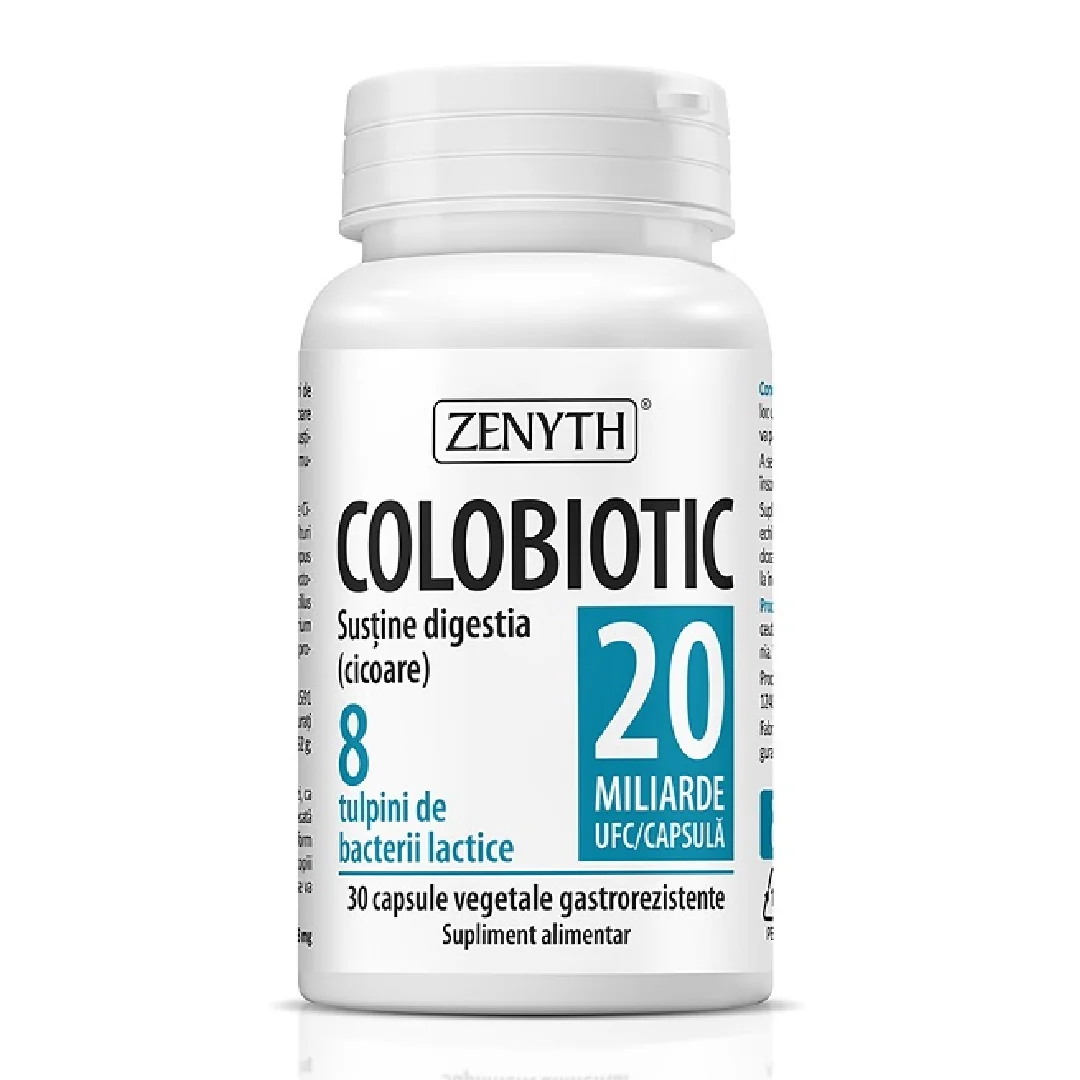 Colobiotic, Probiotic 20 Miliarde, 30 Capsule, Zenyth