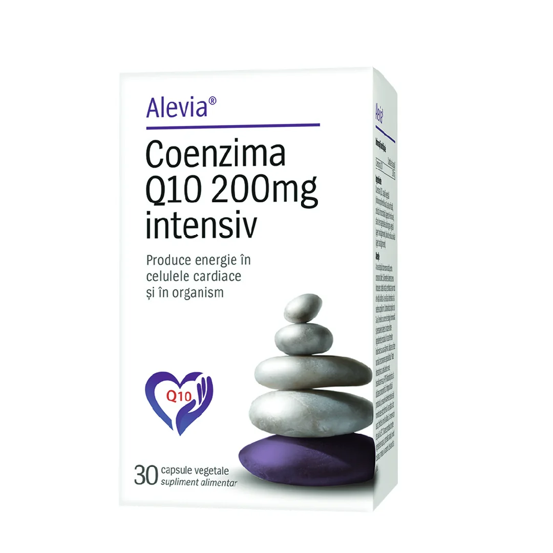 Coenzima Q10 Intensiv 200mg, 30 Compri mate, Alevia